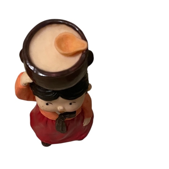 Set of 2 Vintage KOREART Figurines Boy and Girl - Hand-painted Asian Art Decor - Picture 6 of 8